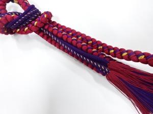 正絹　手組帯締め